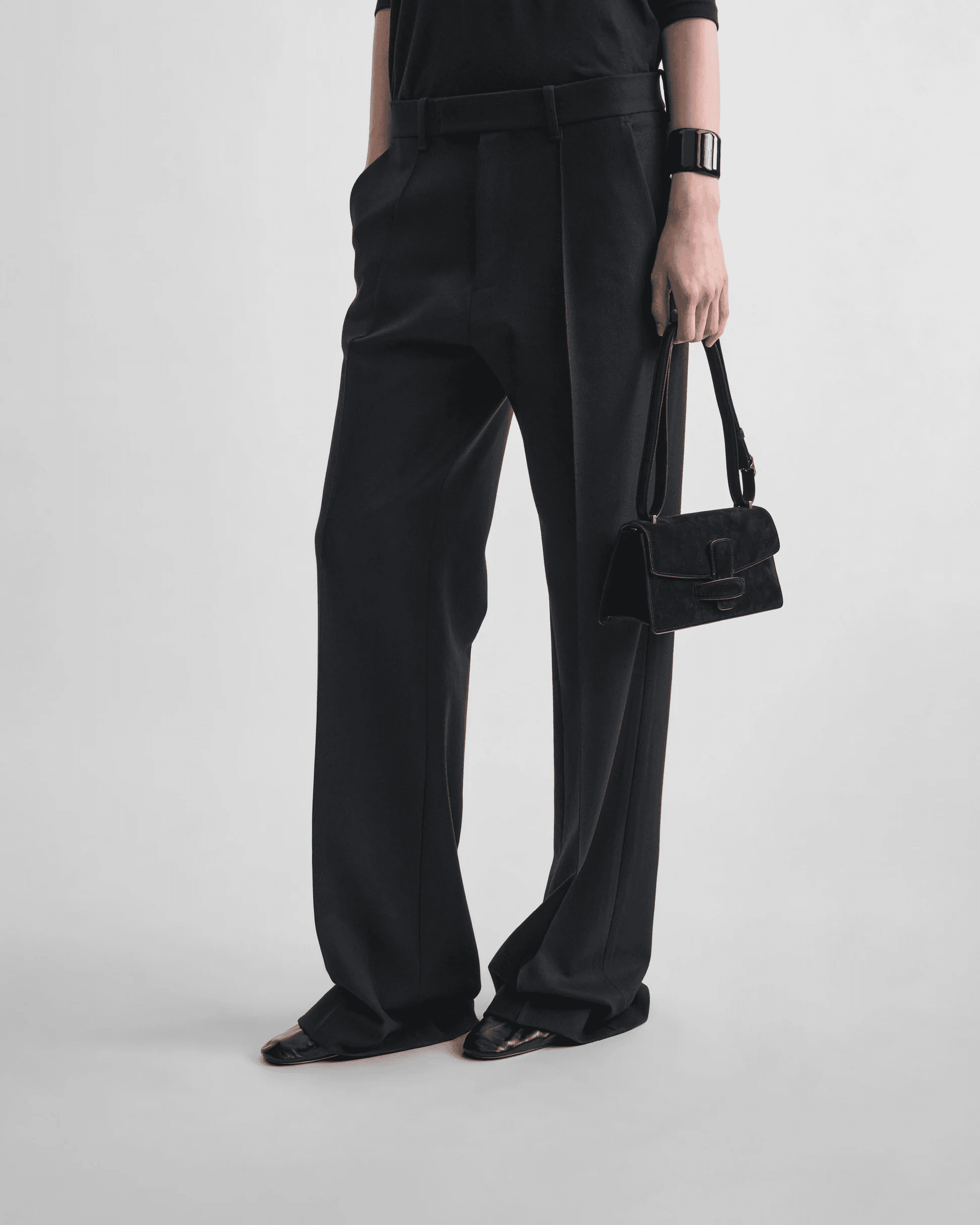 Relaxed Wide Leg Pants